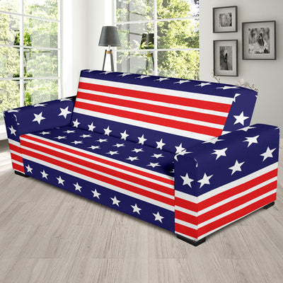 Patriotic Pattern Print Design A04 Sofa Slipcover