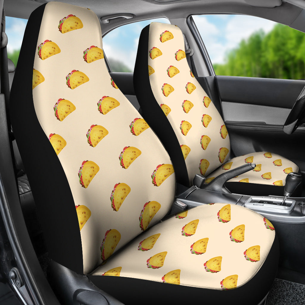Taco Print Design LKS302 Car Seat Covers