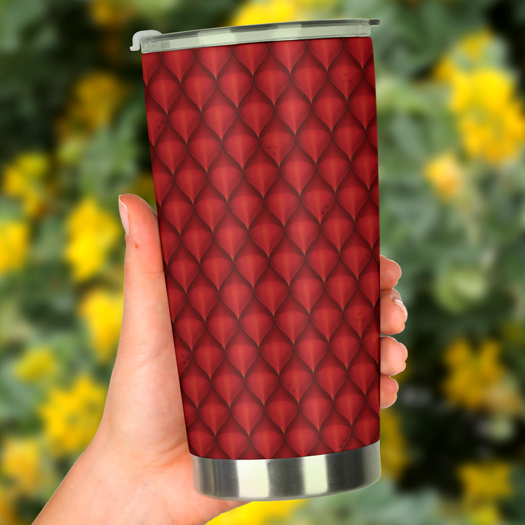 Dragons Red Skin Texture Tumbler
