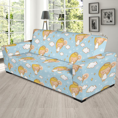 Angel Pattern Print Design 05 Sofa Slipcover
