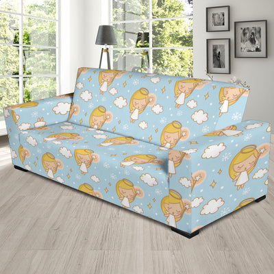 Angel Pattern Print Design 05 Sofa Slipcover