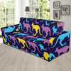 Kangaroos Pattern Print Design 02 Sofa Slipcover