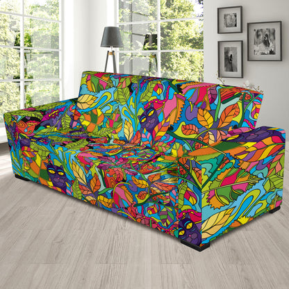 Trippy Print Design LKS301 Sofa Slipcover