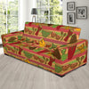 Percussion Pattern Print Design 01 Sofa Slipcover