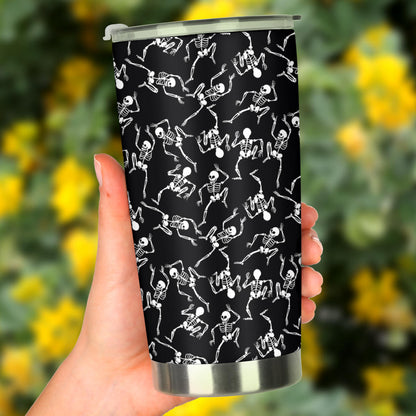 Skeleton Style Print Tumbler
