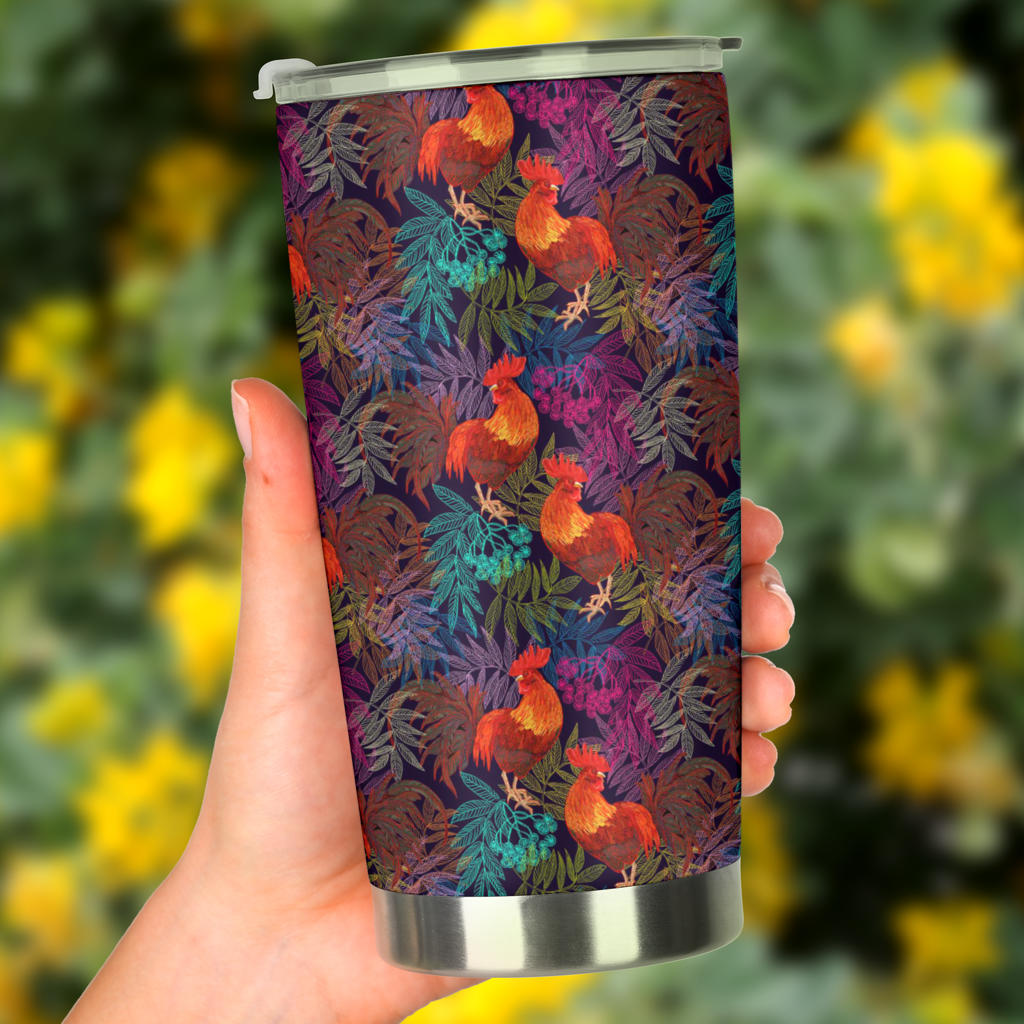 Rooster Print Style Tumbler