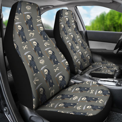 Skeleton Print Design LKS308 Car Seat Covers