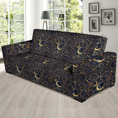 Celestial Pattern Print Design 04 Sofa Slipcover