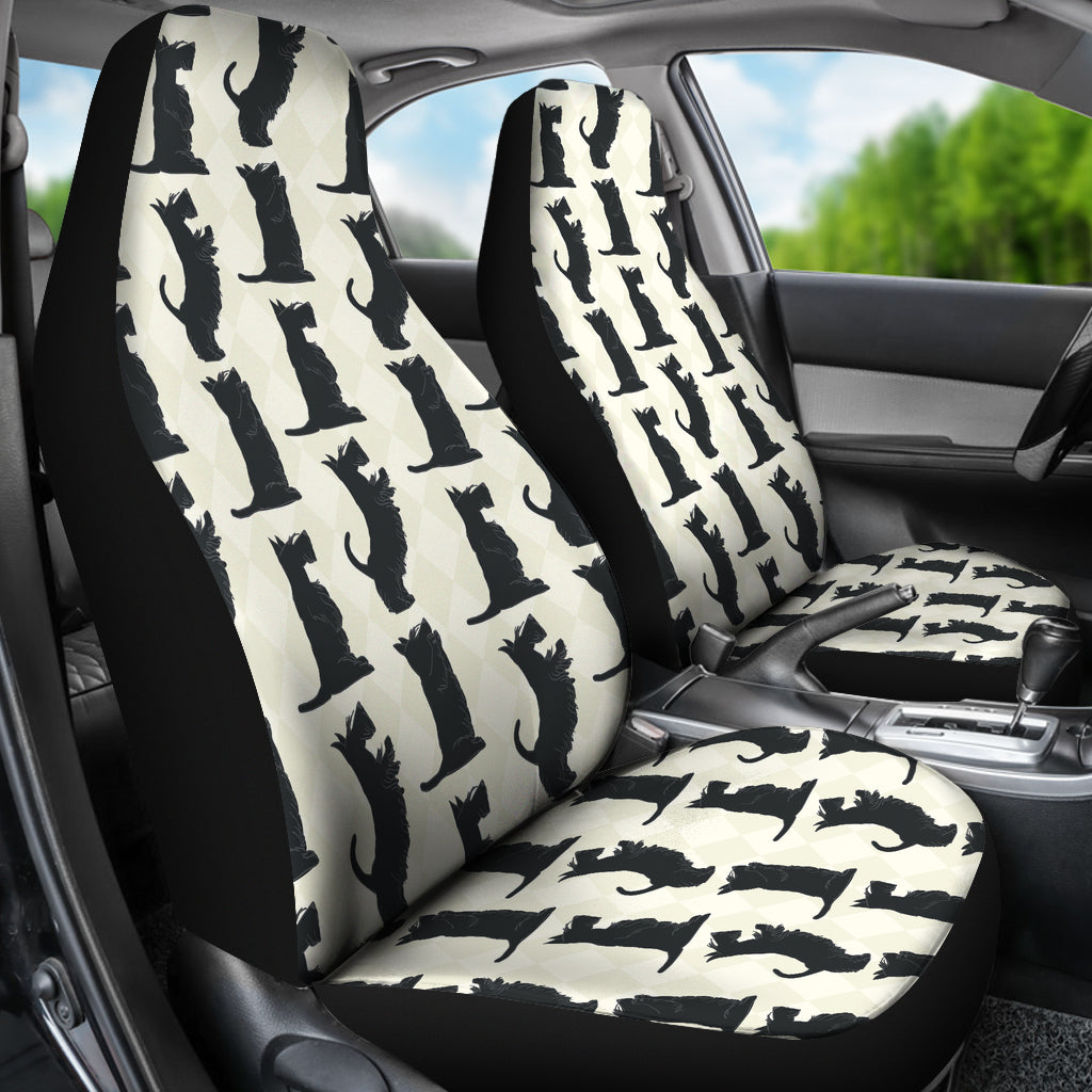 Scottish Terriers Print Design LKS309 Car Seat Covers