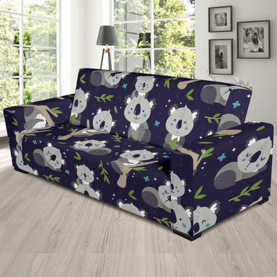 Koala Pattern Print Design 04 Sofa Slipcover