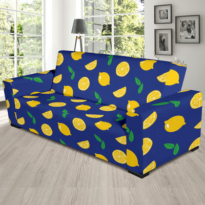 Citrus Pattern Print Design 02 Sofa Slipcover