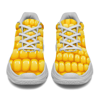 Agricultural Corn cob Pattern Chunky Sneakers