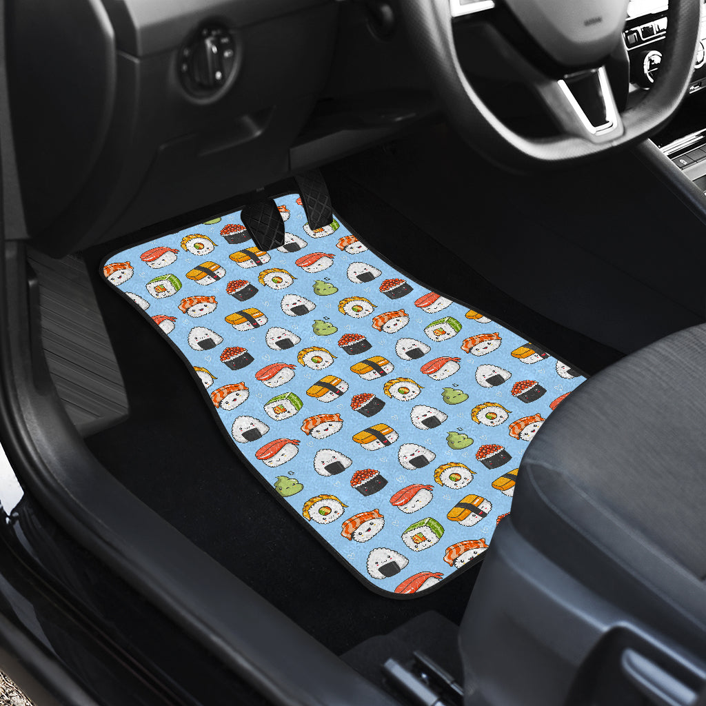 Sushi Cartoon Design Car Floor Mats Front Back