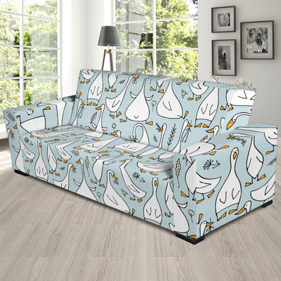 Goose Pattern Print Design 03 Sofa Slipcover