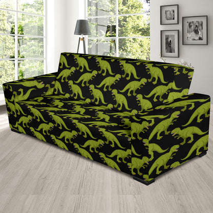 T Rex Pattern Print Design A02 Sofa Slipcover