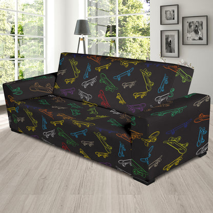 Skateboard Print Design LKS301 Sofa Slipcover