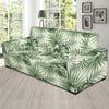 Palm Leaf Pattern Print Design A02 Sofa Slipcover