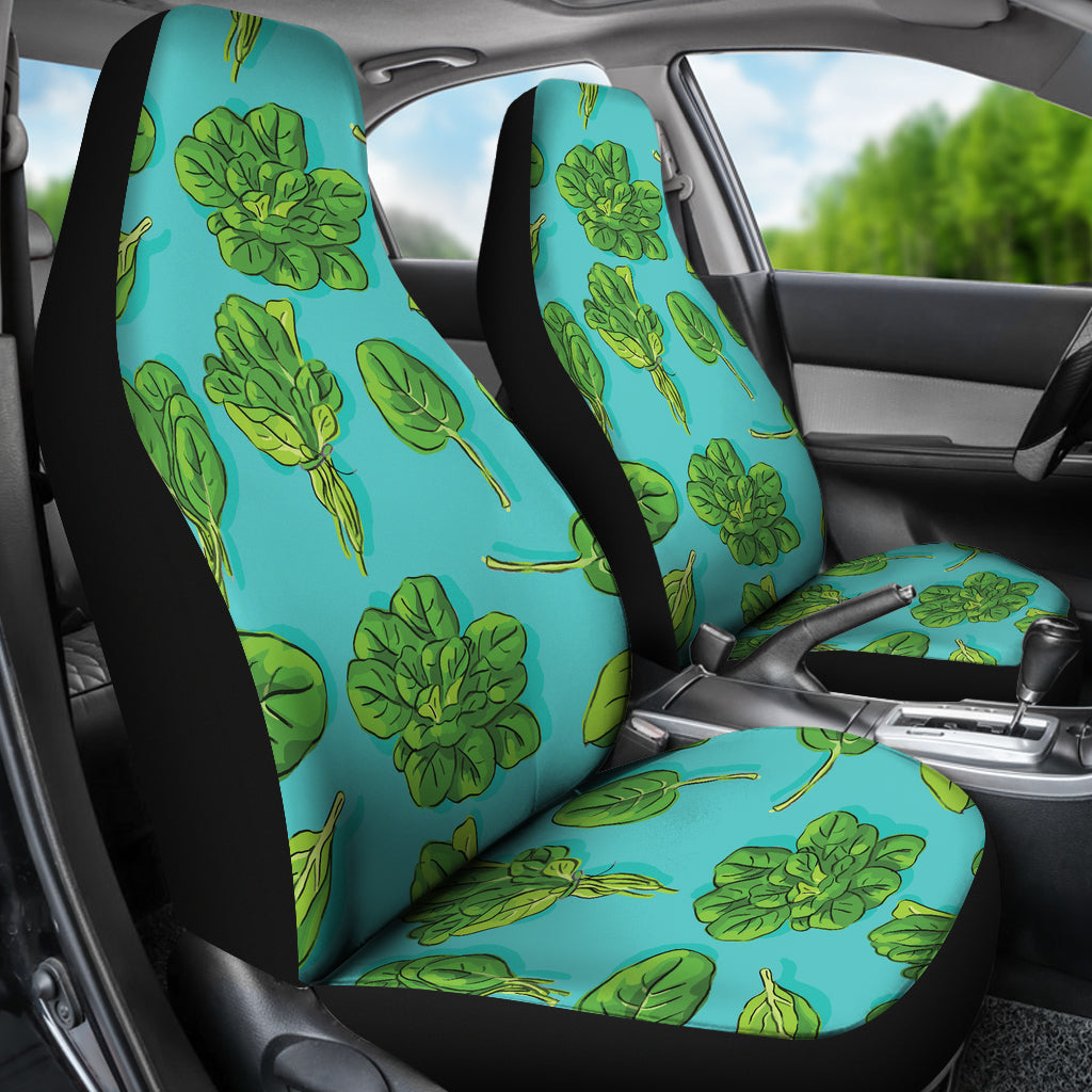 Spinach Print Design LKS301 Car Seat Covers
