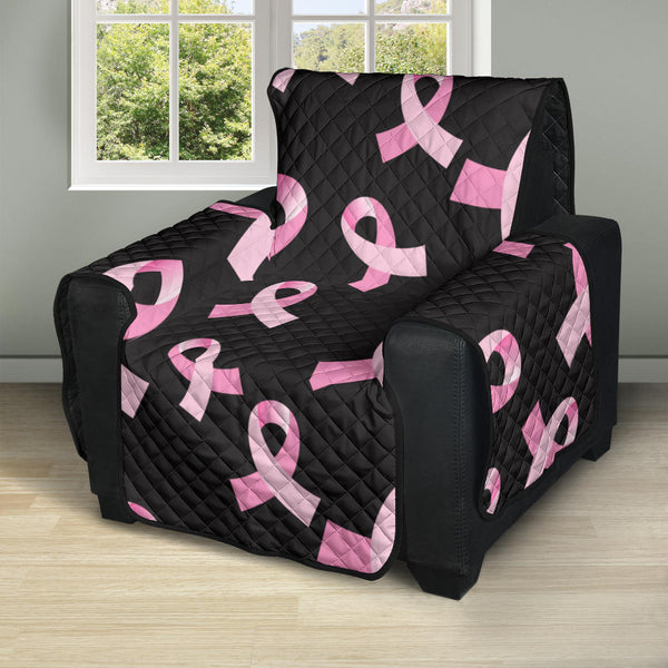 Breast Cancer Awareness Design Recliner Cover Protector