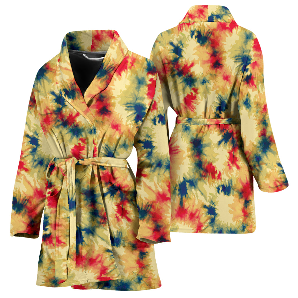 Tie Dye Print Design LKS302 Women Bathrobe