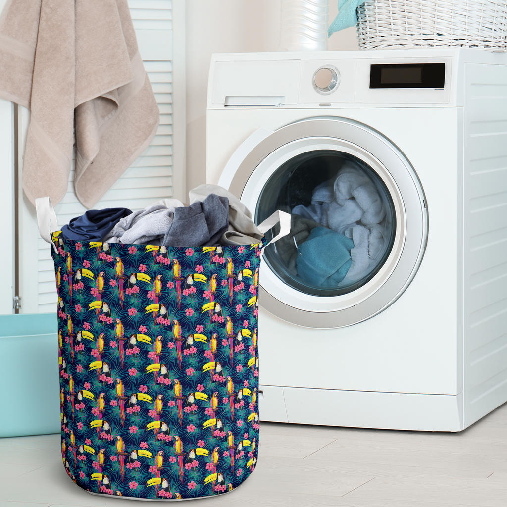 Toucan Parrot Design Laundry Basket