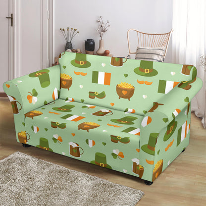 St Patricks Day Print Design LKS302 Loveseat Couch Slipcover