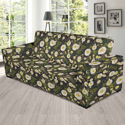 Daisy Pattern Print Design 03 Sofa Slipcover