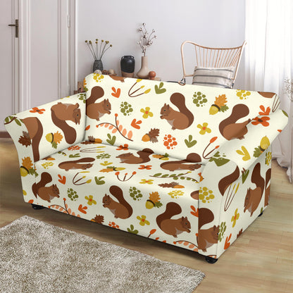 Squirrel Print Design LKS3010 Loveseat Couch Slipcover