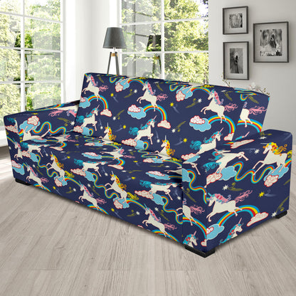 Unicorn Print Design LKS304 Sofa Slipcover