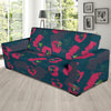 Morning Glory Pattern Print Design 01 Sofa Slipcover