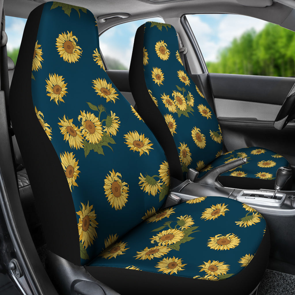 Sunflower Print Design LKS305 Car Seat Covers