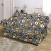 Honey Bee Print Design LKS301 Loveseat Couch Slipcover