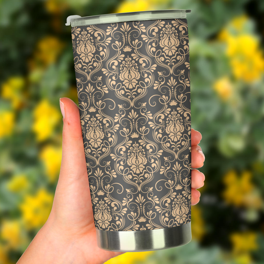 Damask Elegant Luxury Print Pattern Tumbler