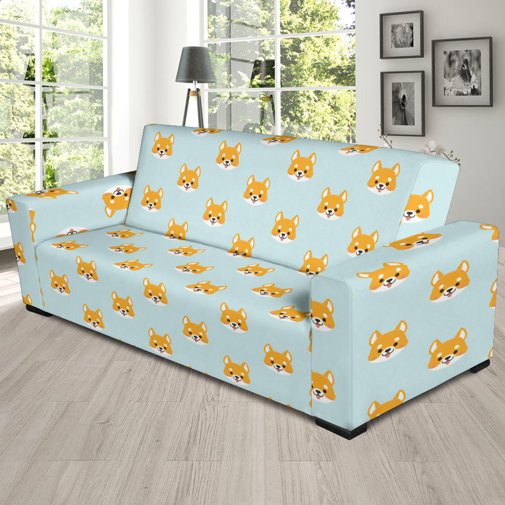 Shiba Inu Print Design LKS301 Sofa Slipcover