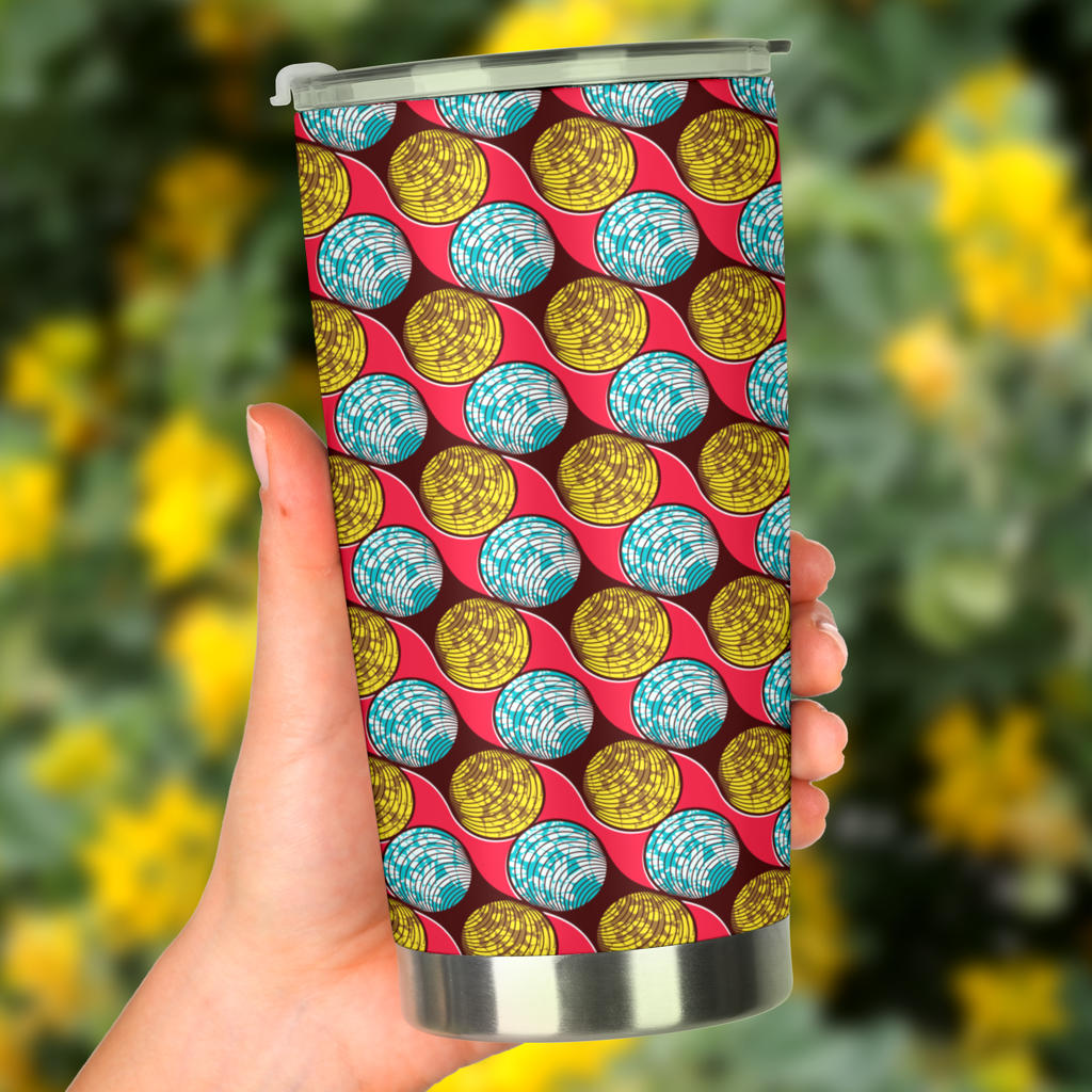 African Fashion Print Pattern Tumbler