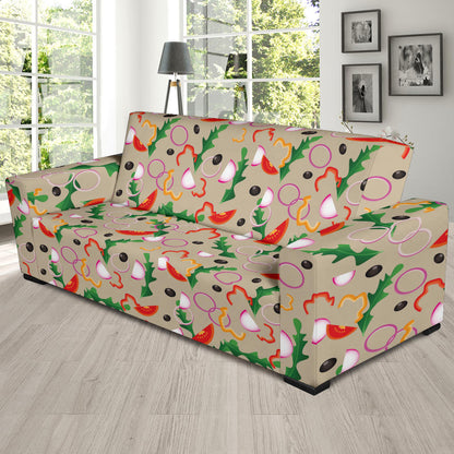 Salad Print Design LKS303 Sofa Slipcover