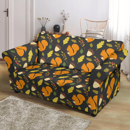 Squirrel Print Design LKS301 Loveseat Couch Slipcover
