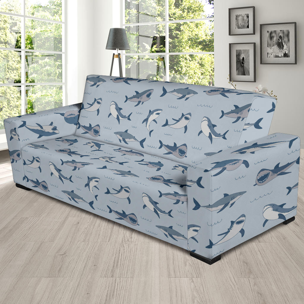 Shark Print Design LKS304 Sofa Slipcover