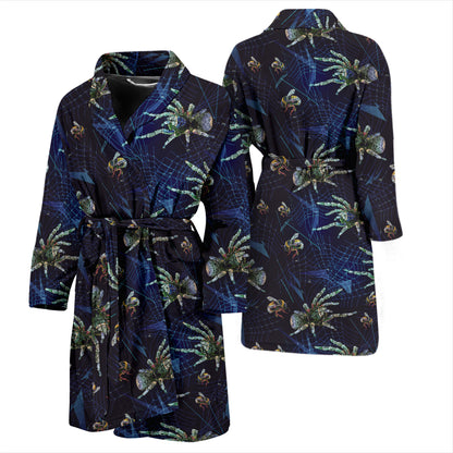 Tarantula Print Design LKS401 Men Bathrobe