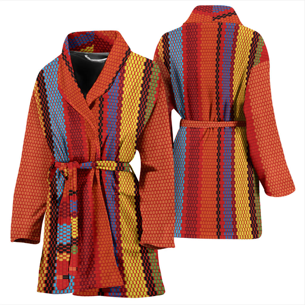 Mexican Pattern Print Design 05 Women Bathrobe