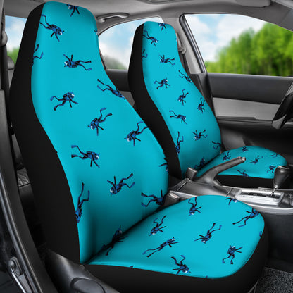 Scuba Driver Print Design LKS304 Car Seat Covers