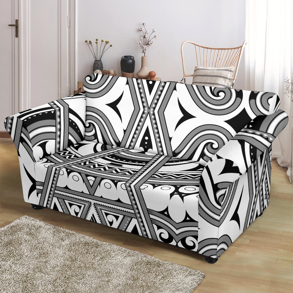 Samoan Pattern Print Design LKS302 Loveseat Couch Slipcover