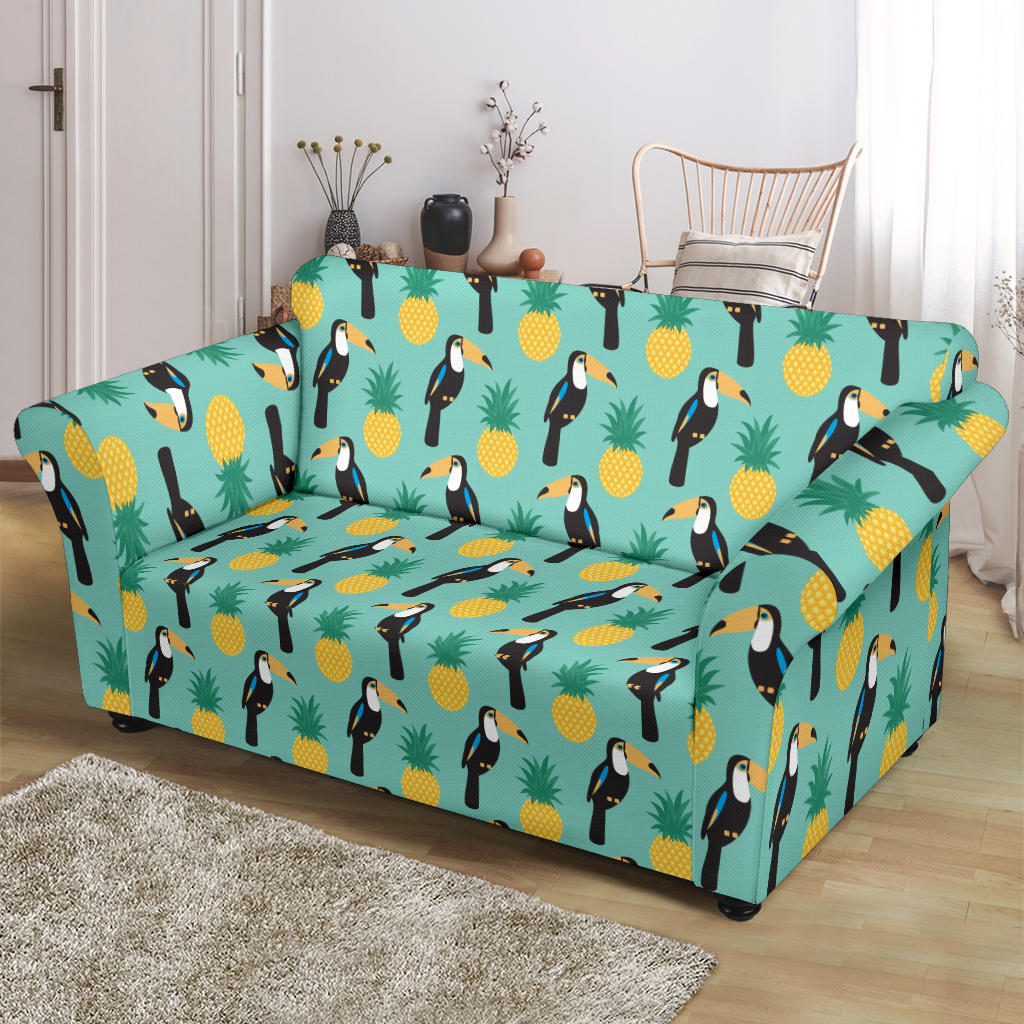 Toucan Print Design LKS301 Loveseat Couch Slipcover