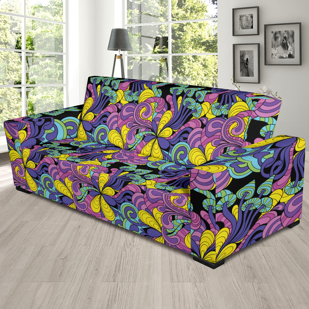 Trippy Print Design LKS305 Sofa Slipcover