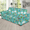 Eskimo Pattern Print Design 01 Sofa Slipcover