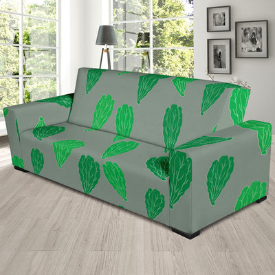 Lettuce Pattern Print Design 02 Sofa Slipcover