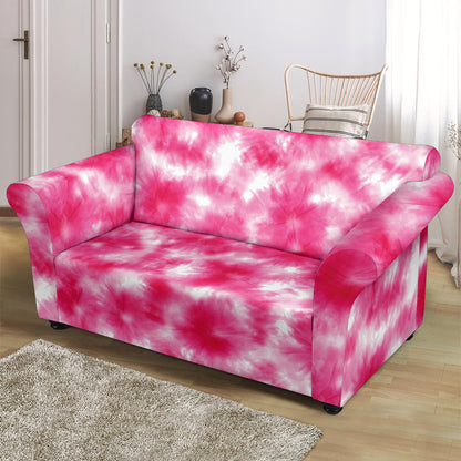 Tie Dye Pink Print Design LKS304 Loveseat Couch Slipcover