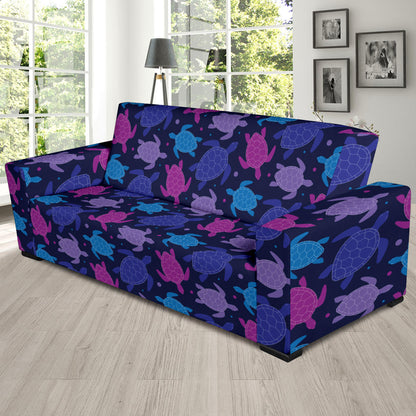Sea Turtle Print Design LKS309 Sofa Slipcover