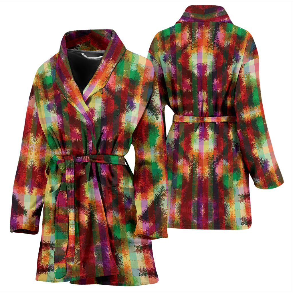 Tie Dye Print Design LKS301 Women Bathrobe