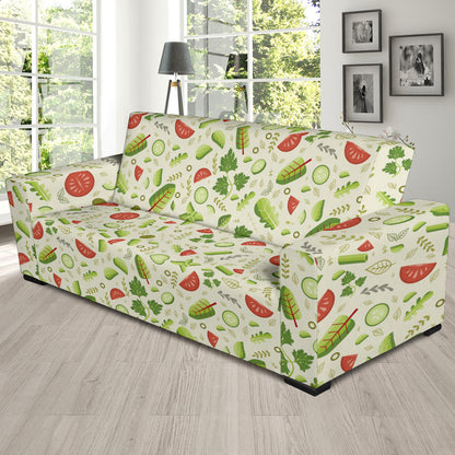 Salad Vegetable Print Design LKS302 Sofa Slipcover